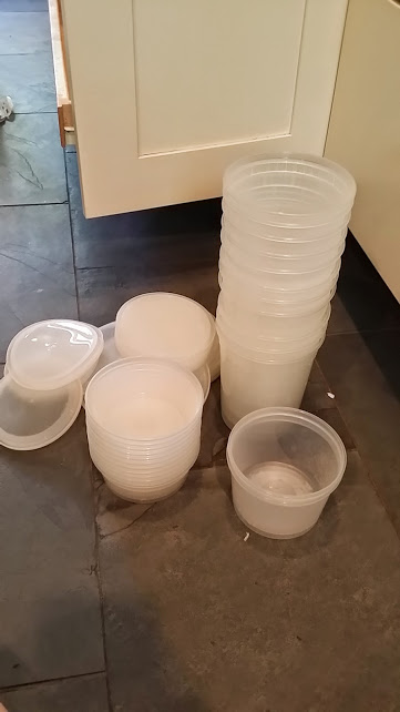 How to Organize Tupperware and Containers - take out containers