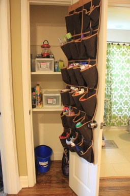 Organizing For Every Room!- organized hall closet
