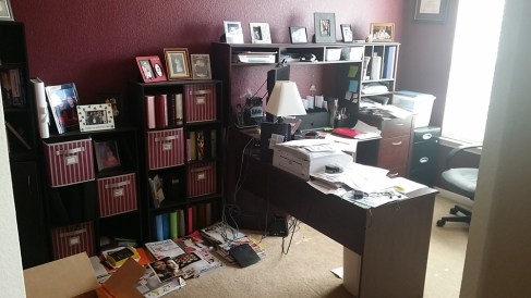 Organizing Paperwork in a Home Office - home office filled with papers