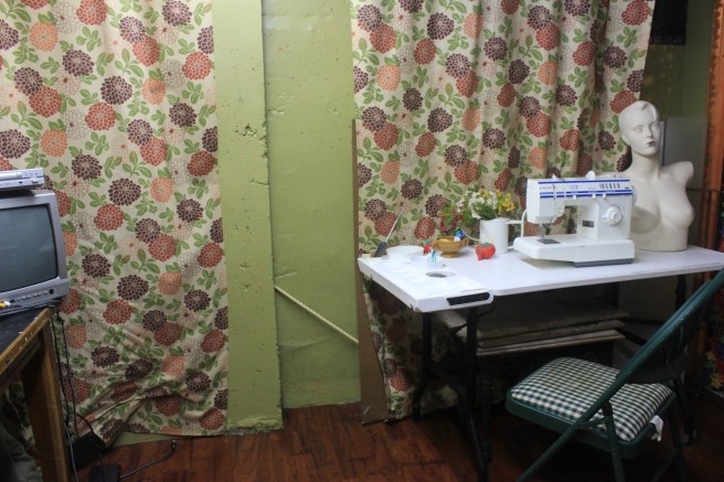 A Craft Room Rediscovered Part 3 - organized sewing corner