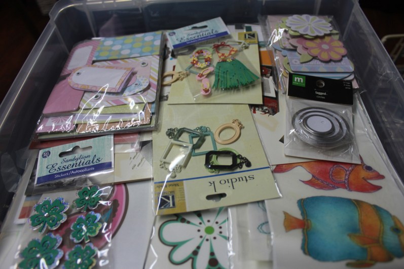 A Craft Room Rediscovered Part 6 - scrapbook embellishments