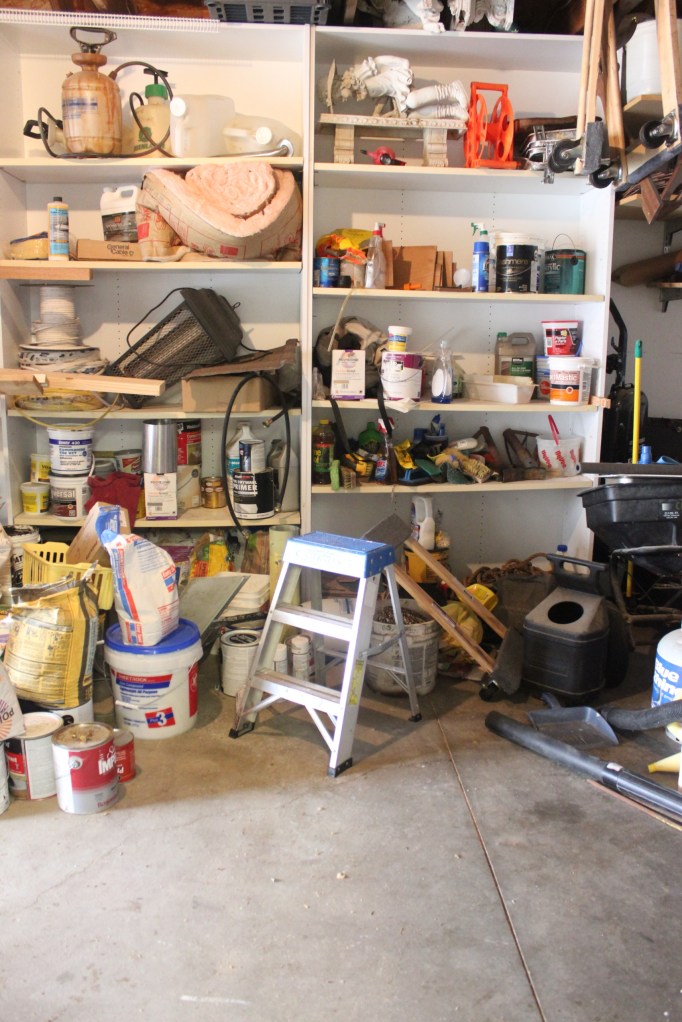 Making A Workshop Work - messy shelves
