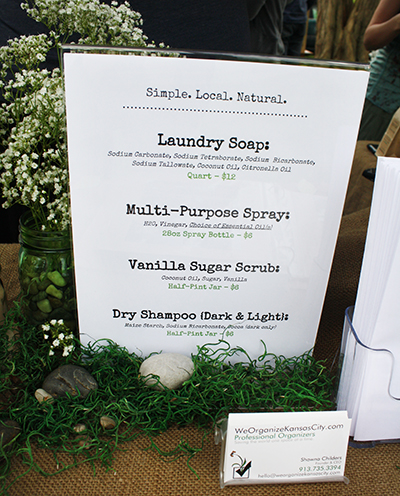 Organizing your Booth for a Craft Fair - Price Sheet