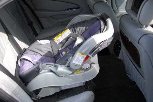 Car seat installed