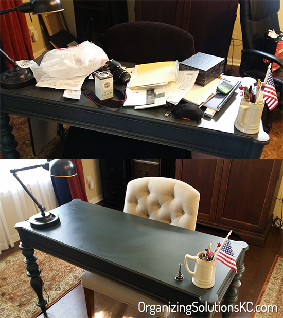Catch All Home Office - Before and After 1
